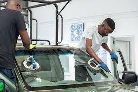 Example of windshield repair work by Shine Autoglass
