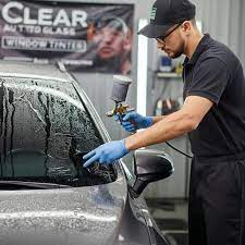 Auto glass tinting service example